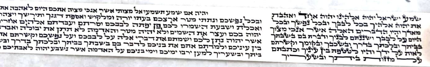 פרשיות תפילין פיצפון - מהודר מן המהודר