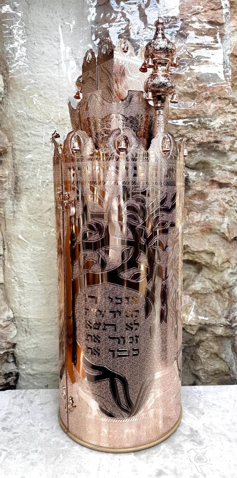 Photochemical Torah Case, Rose Gold or Silver - (Torah case)