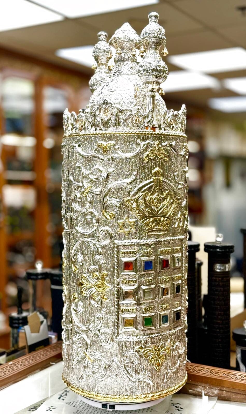 Hoshen and Crown Torah Case - (Torah case)