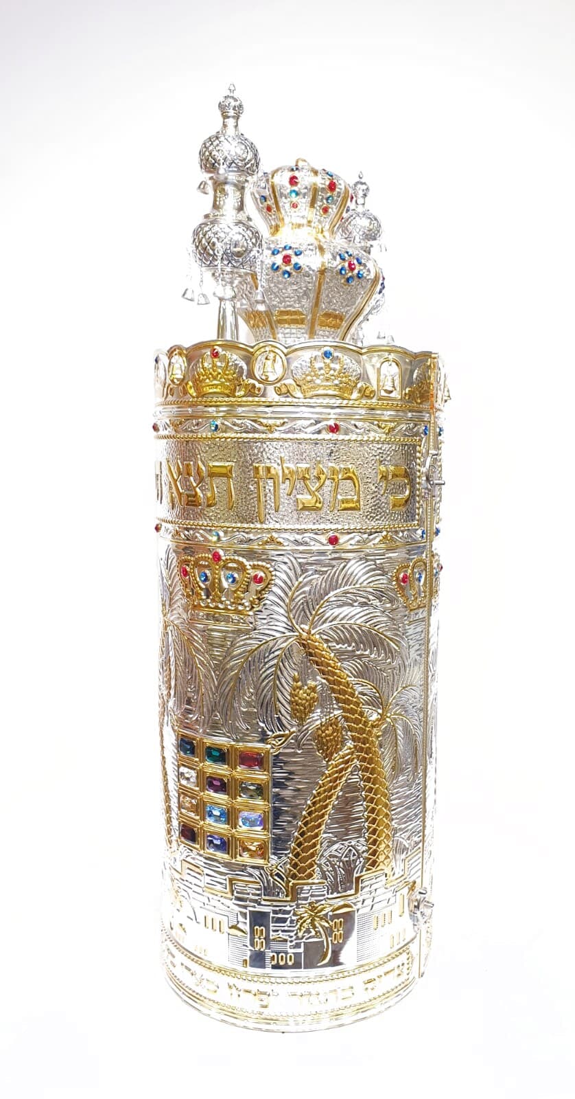 Palm Trees Torah Case - (Torah case)